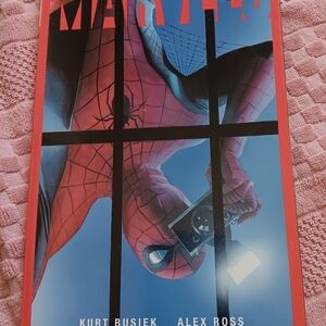 Marvel Red and Blue Spider-Man Comic Cover